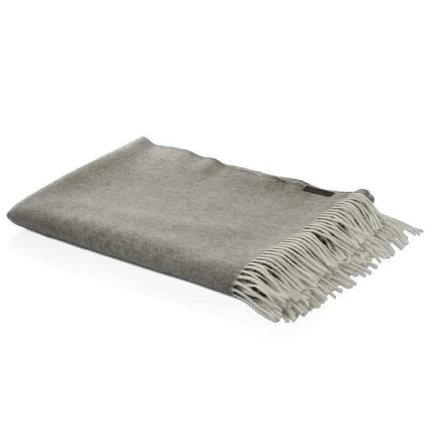 Fritz Hansen Cashmere Plaid - Luksuriøst Brun Tæppe