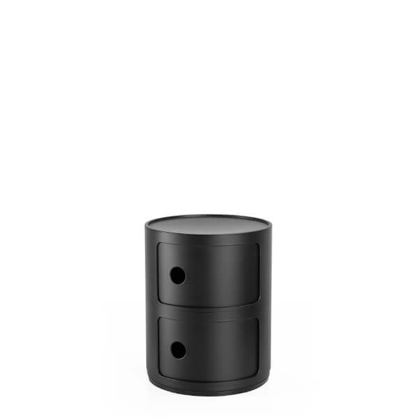 Kartell Componibili Recycled - 2 Rum - Sort Opbevaring