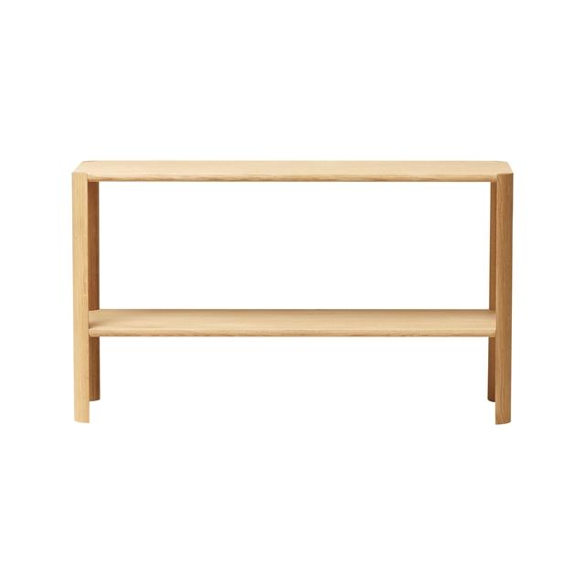 Form & Refine Leaf Reol 1x2 i Hvidolieret Eg - Elegant Design