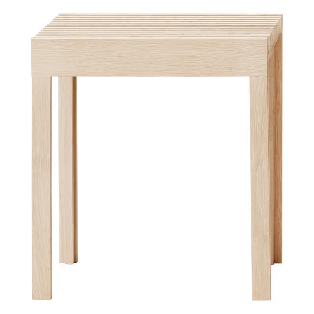 Letvægts Skammel i Hvid Eg - Elegant Design til Dit Hjem