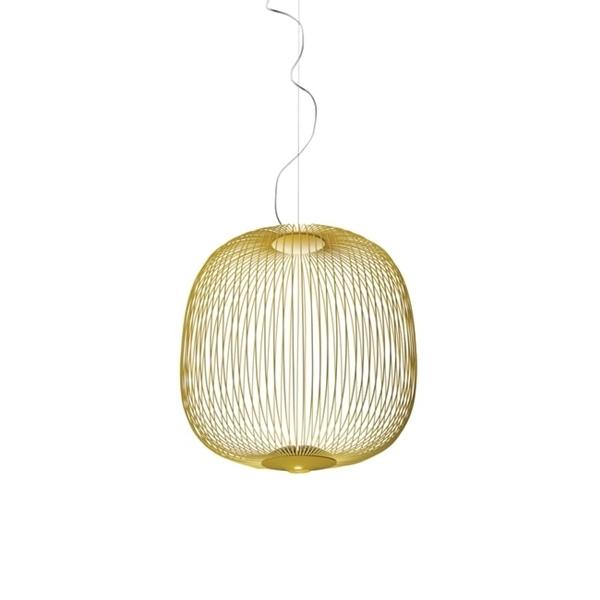 Foscarini Mylight Spokes 2 Midi Pendel i Guld - Elegant Belysning