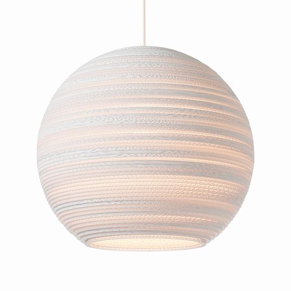 Graypants Scraplight Moon 18 Pendel Stor Hvid  8718531270794