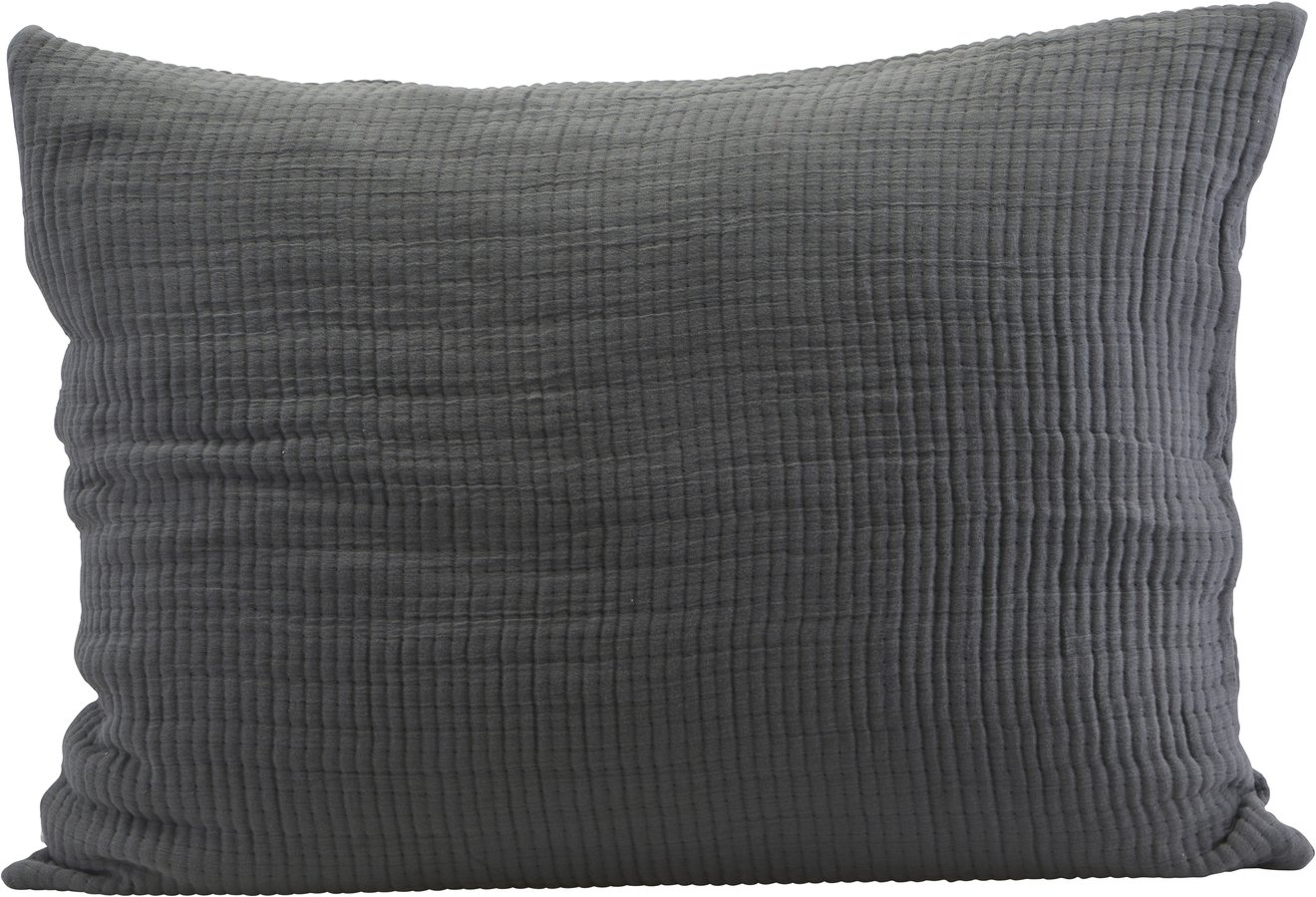 Pudebetræk House Doctor Lia - Mørkegrå Elegance 60x80 cm