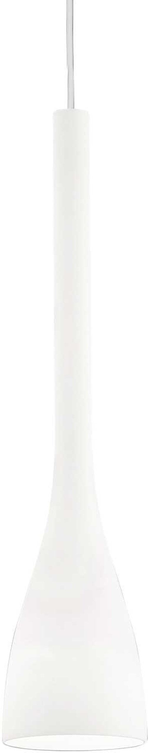 Pendellampe Ideal Lux Flut I Matteret Glas ø145 Mm Justerbar H715 - 2805 Mm Indendørs Belysning  8021696035666