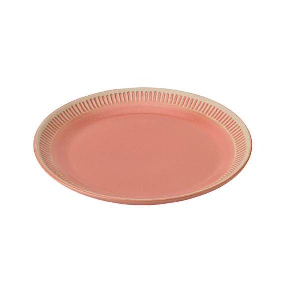 Knabstrup Colorit Middagstallerken 27 cm - Coral Farverig Elegance