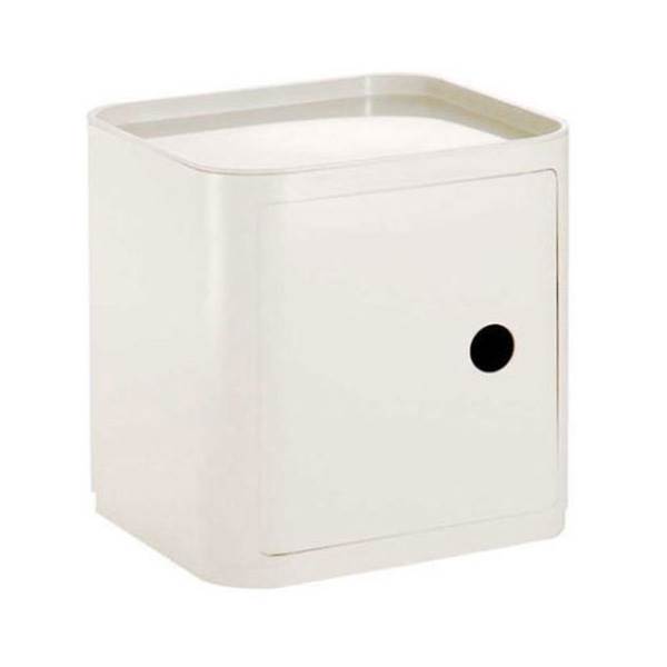 Kartell Componibili Firkantet Opbevaringsmøbel - Høj - Hvid  8058967066395