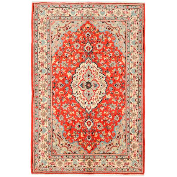 Ægte Iran Keshan Tæppe - Håndlavet 145 x 221 cm