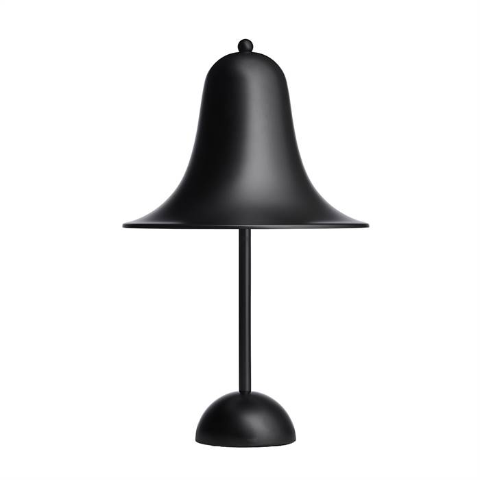 Verner Panton Pantop Bærbar Bordlampe - Matt Black
