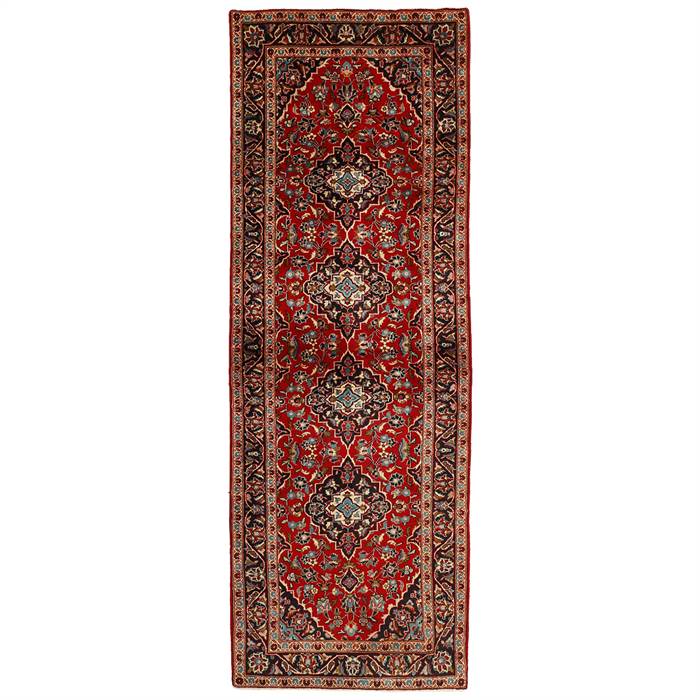 Ægte Iran Keshan Tæppe - Håndlavet 100x285 cm
