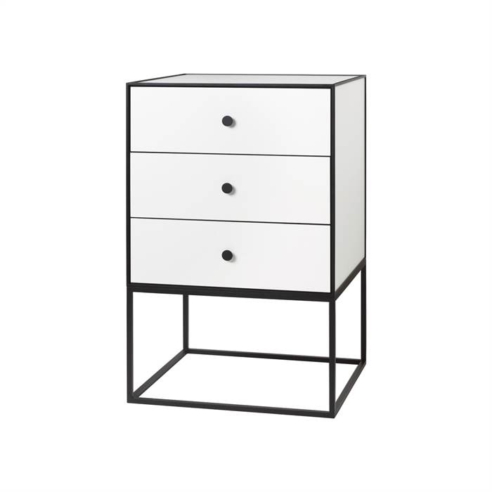 Audo Copenhagen Frame 49 Sideboard med 3 Skuffer - Hvid