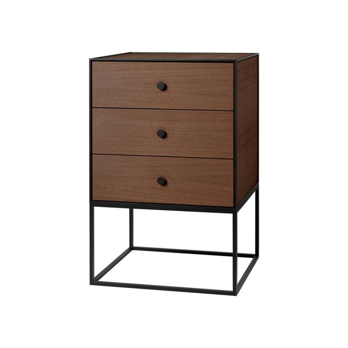 Audo Copenhagen Frame 49 Sideboard Inkl 3 Skuffer Og Stel - Smoked Oak  5709262110575