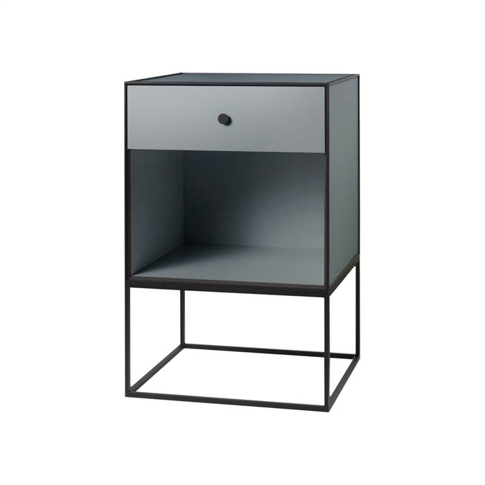 Audo Copenhagen Frame 49 Sideboard Inkl 1 Skuffer Og Stel - Dark Grey  5709262110452