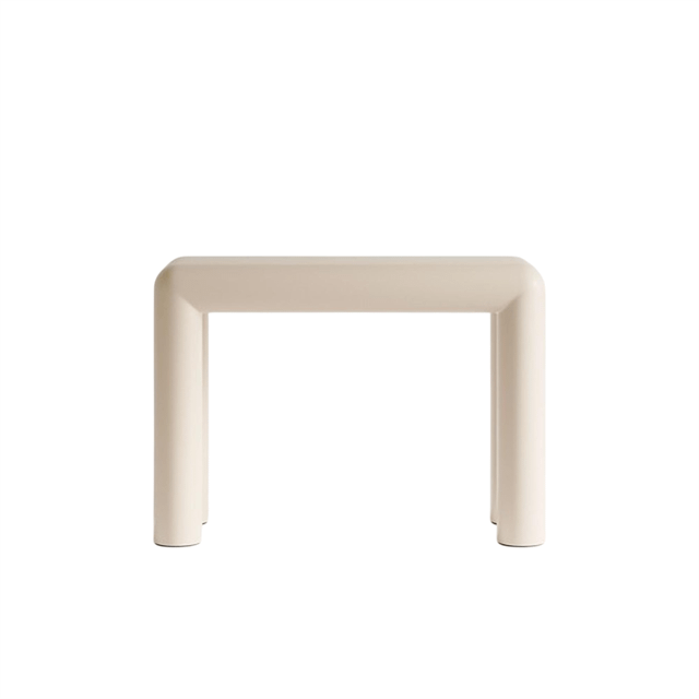 Cubio Konsolbord i Semi-gloss Lys Beige - Elegant Design