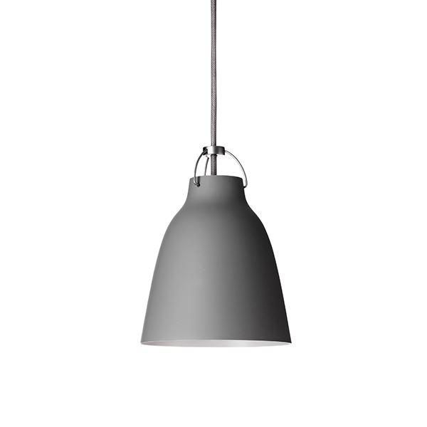 Elegant Caravaggio Pendel P1 i Mat Grå fra Fritz Hansen