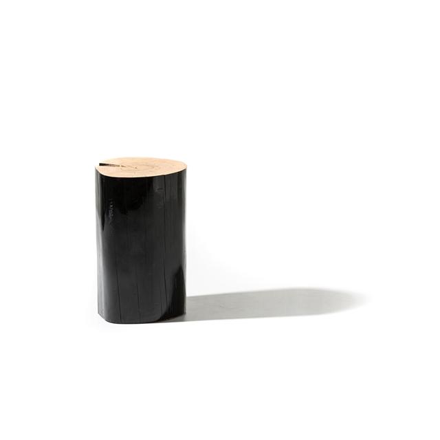 Gervasoni Log M Sort Lakeret Sidebord – Elegant Design