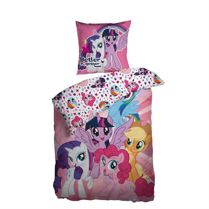 My Little Pony Sengesæt i Økologisk Bomuld - 140x200 cm