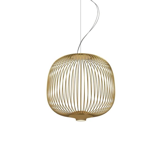 Foscarini My Light Spokes 2 Piccola Pendel i Guld - Elegant Belysning