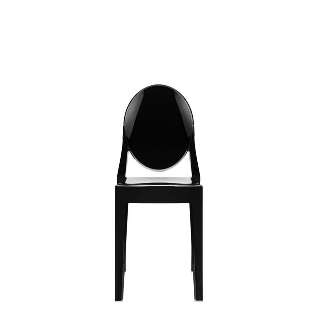 Kartell Victoria Ghost Spisebordsstol - Blank Sort Tilbud
