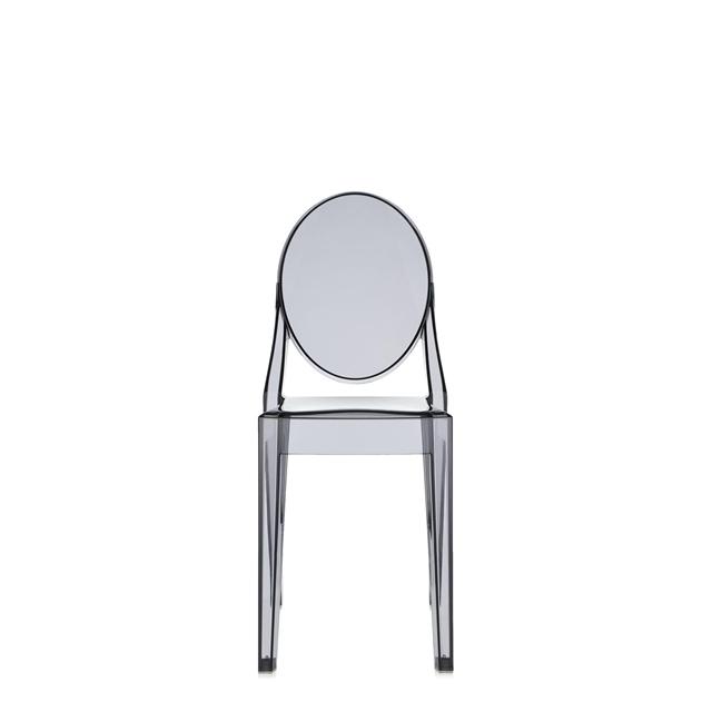 Kartell Victoria Ghost Spisebordsstol Grå  8058967309621