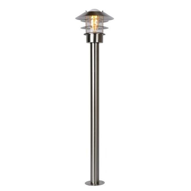 Lucide Zico Udendørslampe i Satin Krom – Elegant Belysning