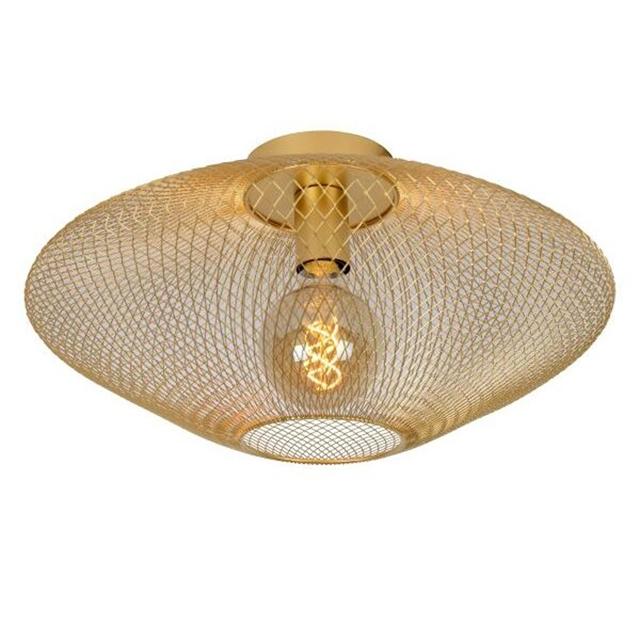 Lucide Mesh Loftlampe Ø45 i Mat Guldmessing - Elegant Belysning