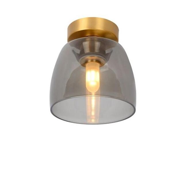 Lucide Tyler Loftlampe i Mat Guldmessing – Retro Stil