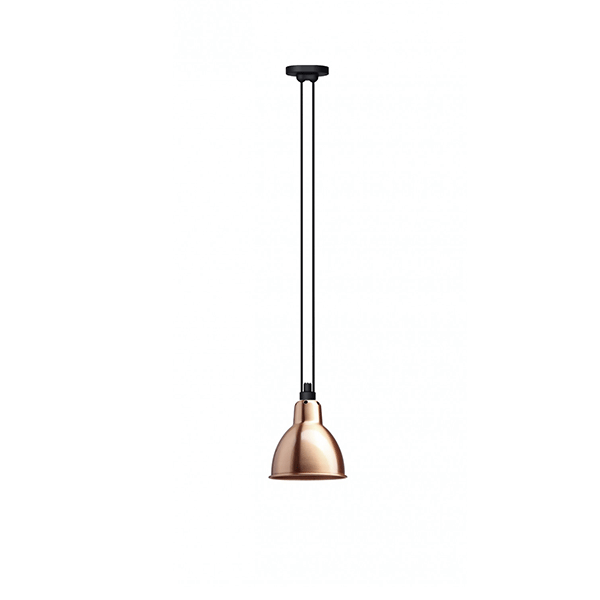 Lampe Gras N322 Pendel i Kobber og Hvid – Elegant Belysning
