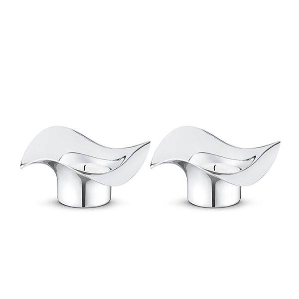 Georg Jensen Cobra Fyrfadsstager - 2 Stk Elegance