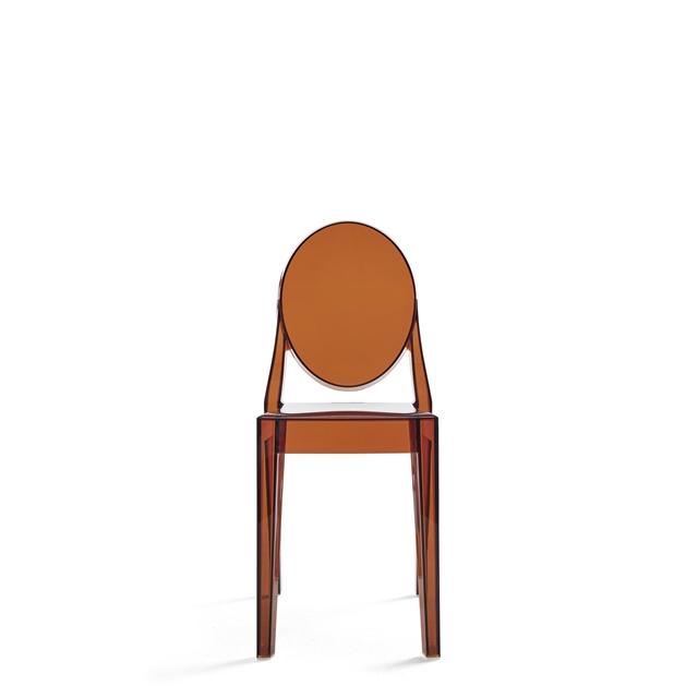 Kartell Victoria Ghost Spisebordsstol i Rav - Design af Starck