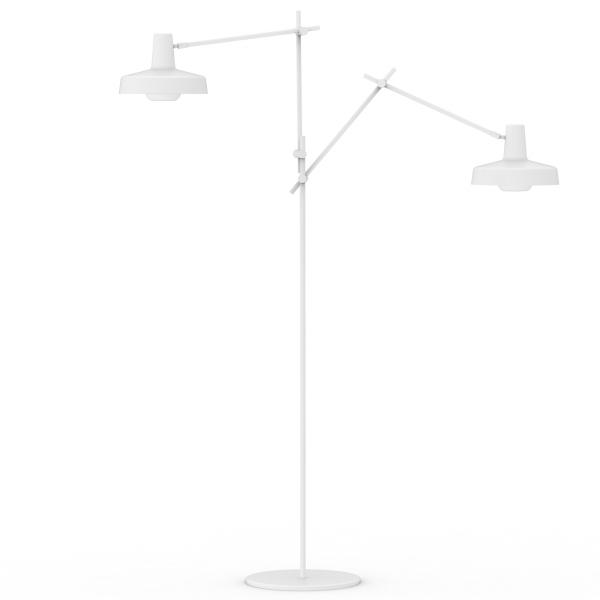 Grupa Arigato Double Hvid Gulvlampe – Elegant Belysning