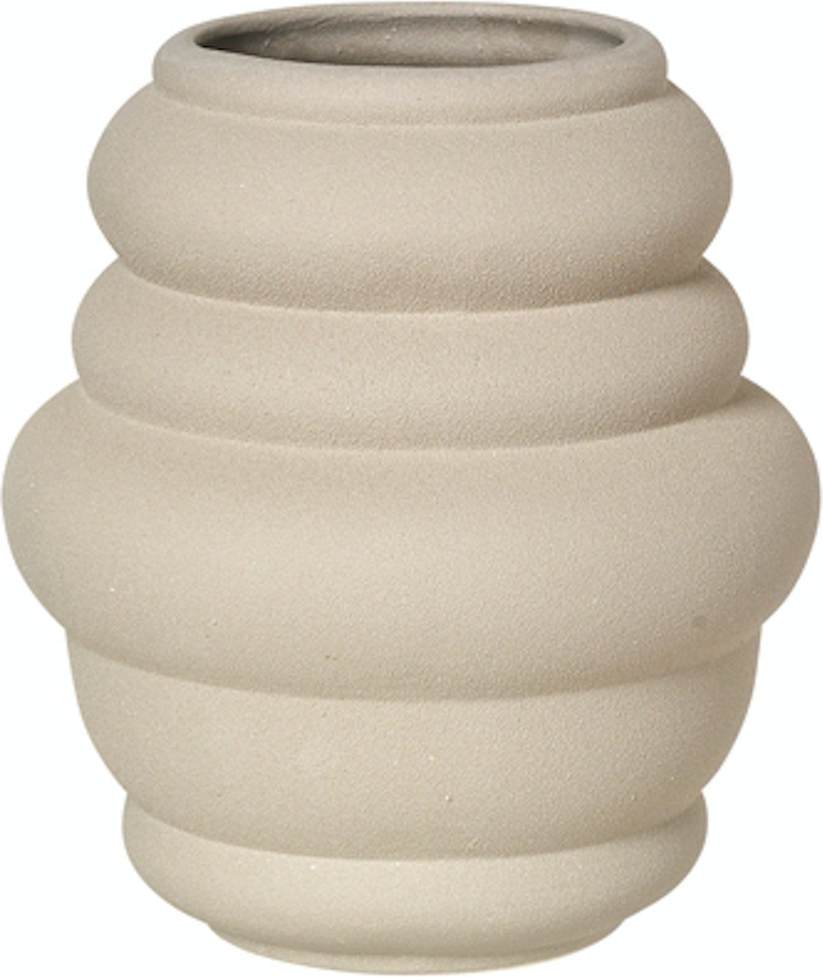 Urtepotte Broste Copenhagen Ursula Natur Stentøj Dekorativ Plantekrukke Med Moderne Design ø176 Cm X H20 Cm  5710688182077