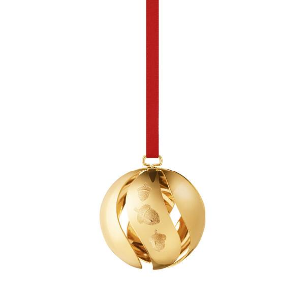 Georg Jensen 2023 Julekugle - Forgyldt Julepynt