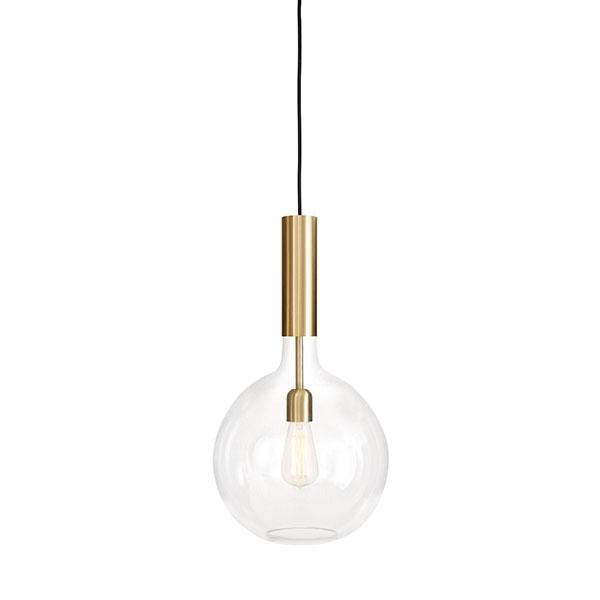 Rosdala Pendel i Klar Glas & Messing – Elegance til Dit Hjem