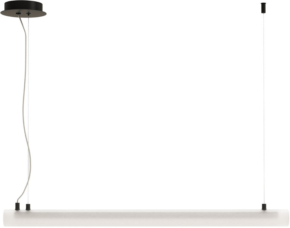 Pendellampe Vauxall fra Kave Home - Sort Frostet Glas 20W