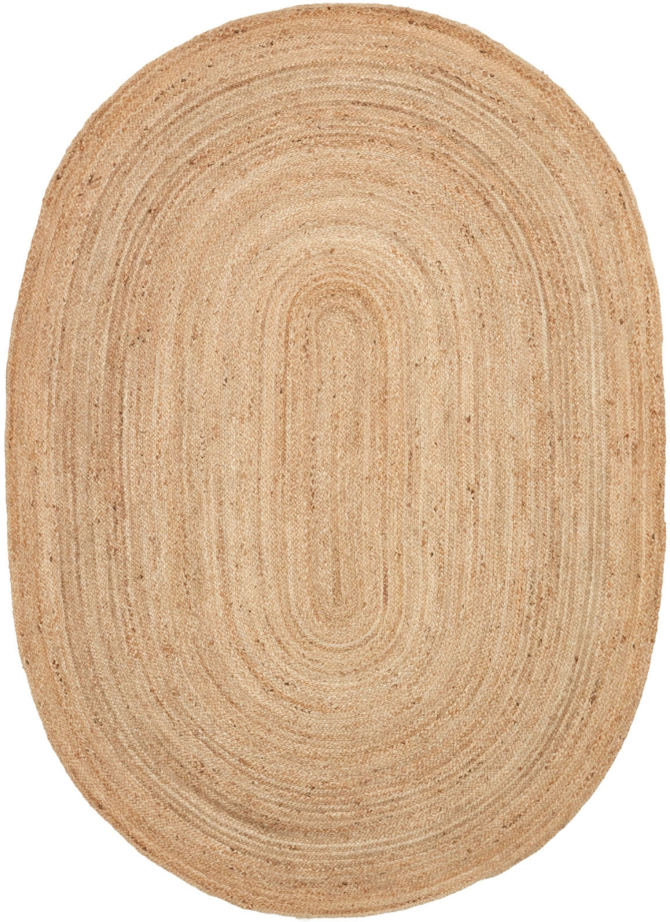 Håndvævet jute gulvtæppe Corsa fra Kave Home - Oval 230x160 cm