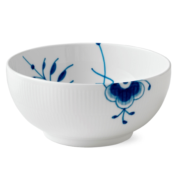 Royal Copenhagen Blå Mega Riflet Skål - 180 Cl  5705140704386