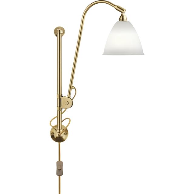 Elegant Bestlite BL5 Væglampe i Messing og Porcelæn