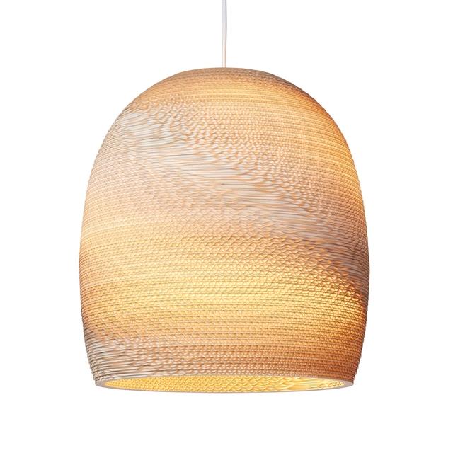 Bæredygtig Scraplight Bell 16 Pendel i Blonde - Unik Lampe