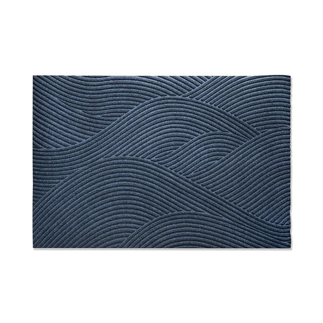 Heymat Strå Dørmåtte 85x130 cm - Blå, Skridsikker Design