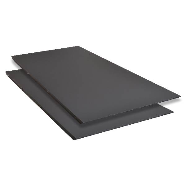 Meza By Hammel Tillægsplader - 40 X 90 Cm - 2 Stk - Grafit Laminat