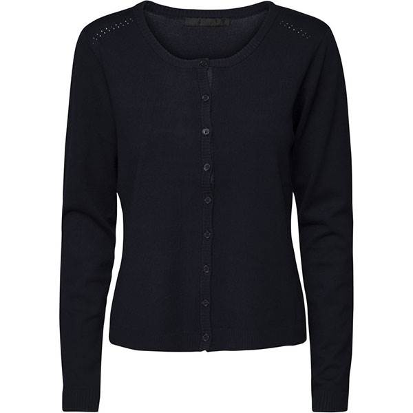 Minus New Laura Cardigan - Black Iris Solid  5710873107663