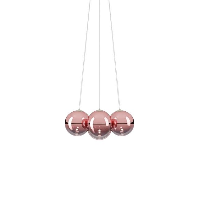 Lodes Random Cloud 7 Pendellampe i Rosegold Glas