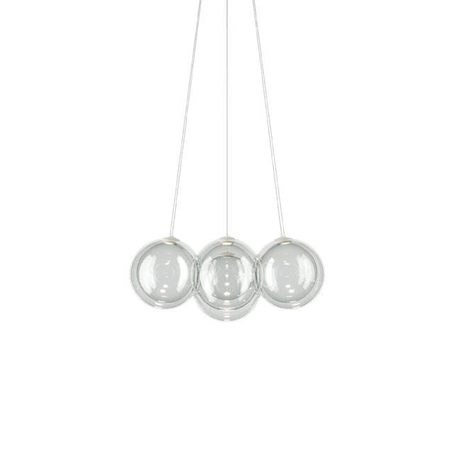 Lodes Random Cloud 7 Pendellampe - Elegant Design i Klar Glas
