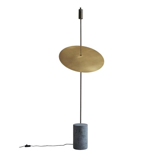 101 Copenhagen The Moon Gulvlampe Messing  4251501403166