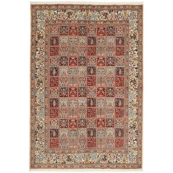 Ægte Iran Moud Tæppe – 210 x 303 cm – Håndlavet Kvalitet