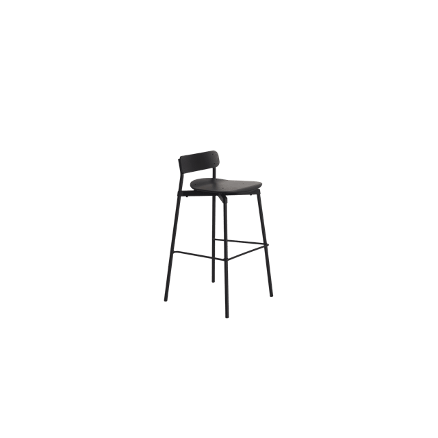 Petite Friture Fromme Bois H75 Barstol Sort  3701128123097