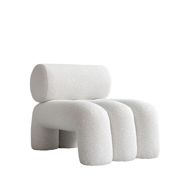 101 Copenhagen Foku Loungestol i Bouclé - Elegant Design