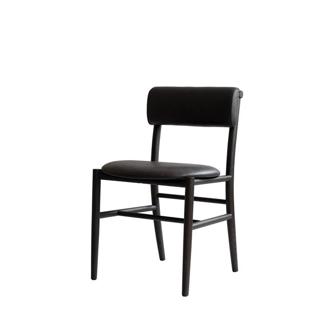 101 Copenhagen Nama Spisebordsstol Coffee Blackaniline Black Leather