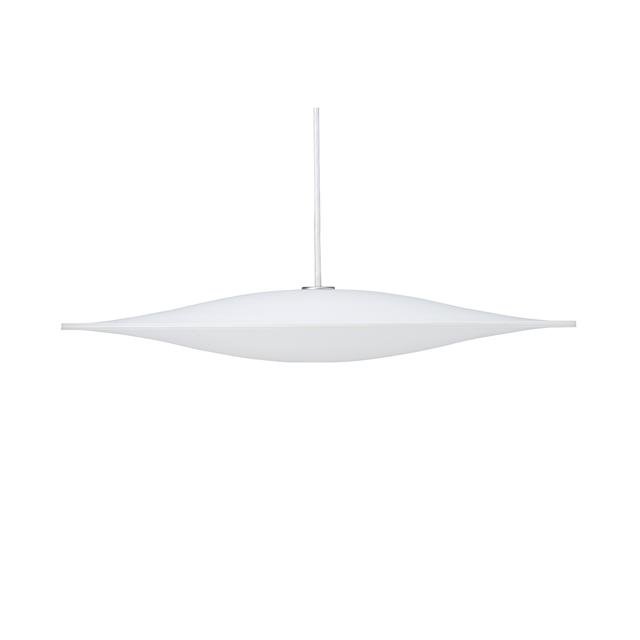 Piet Hein Sinus 550p Pendel i Opal med Hvid Ledning
