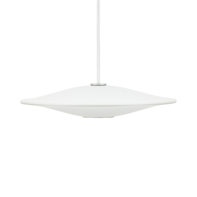 Piet Hein Sinus 330p Pendel Opal Med Hvid Tekstil Ledning  5707646603231
